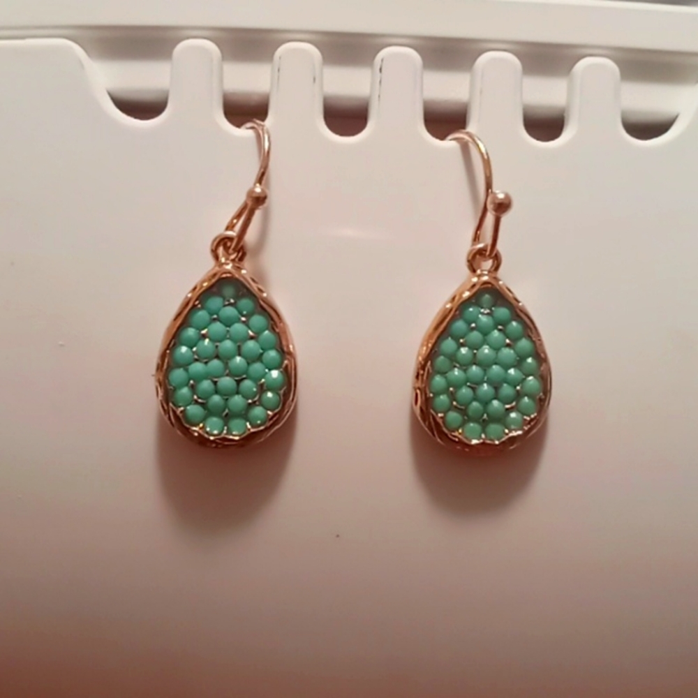 Summer Pave Drop Earrings.Avon Studio 1886 Earrings.